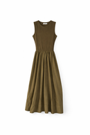 KUO COMBO SLEEVELESS DRESS