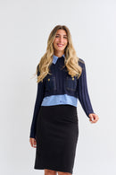 #OOTD SHIRT & SWEATER TOP W POCKETS