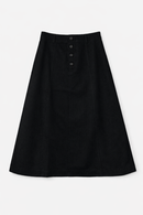 KUO BUTTON FRONT DENIM SKIRT