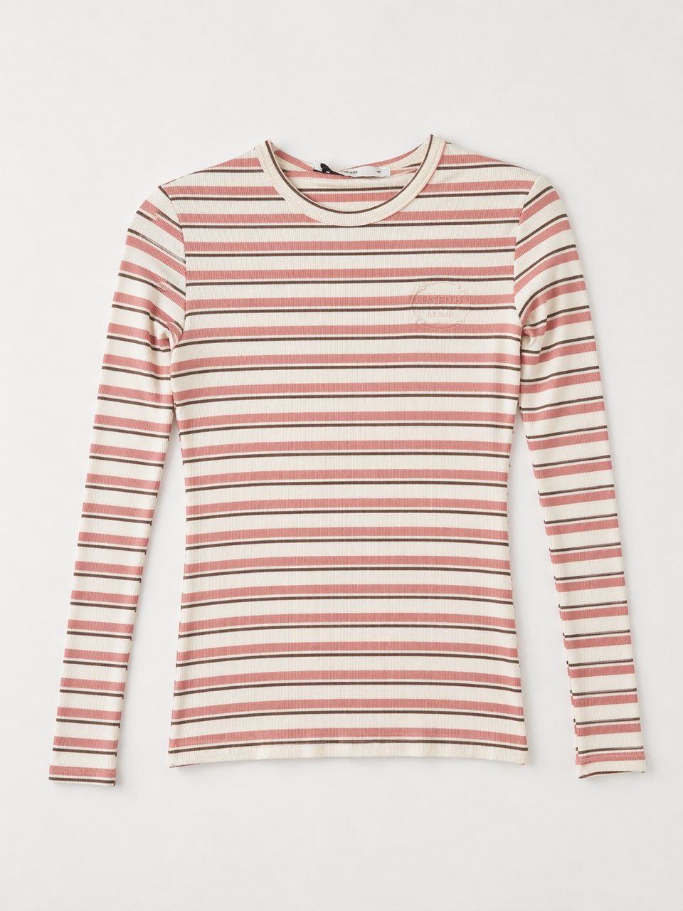 IN:05 STRIPED RIBBED TEE