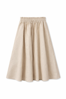 GOLD THREAD KIDS SCRUNCH WAIST MAXI SKIRT
