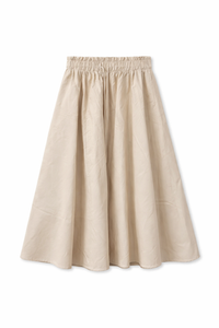 GOLD THREAD KIDS SCRUNCH WAIST MAXI SKIRT