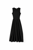 KUO COMBO SLEEVELESS DRESS