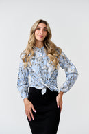 PAPER PARACHUTE STRIPED FLORAL SHIRT