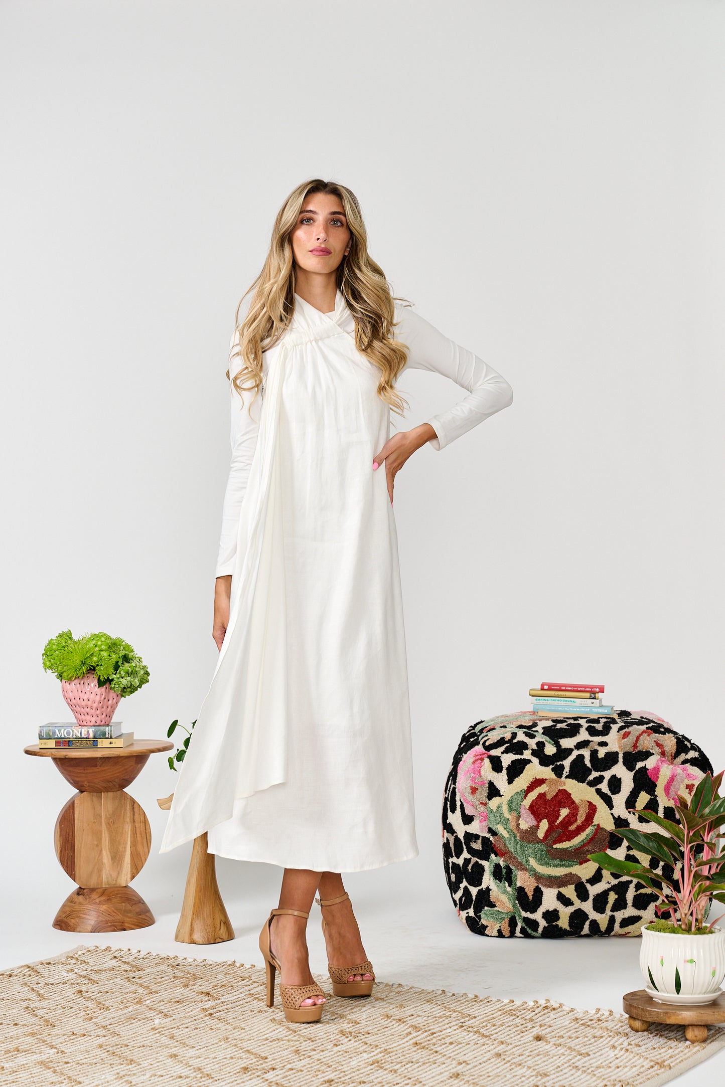 PAPER PARACHUTE SIDE DRAPE JUMPER