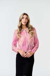 PAPAER PARACHUTE PRINTED PATCHWORK SHIRT
