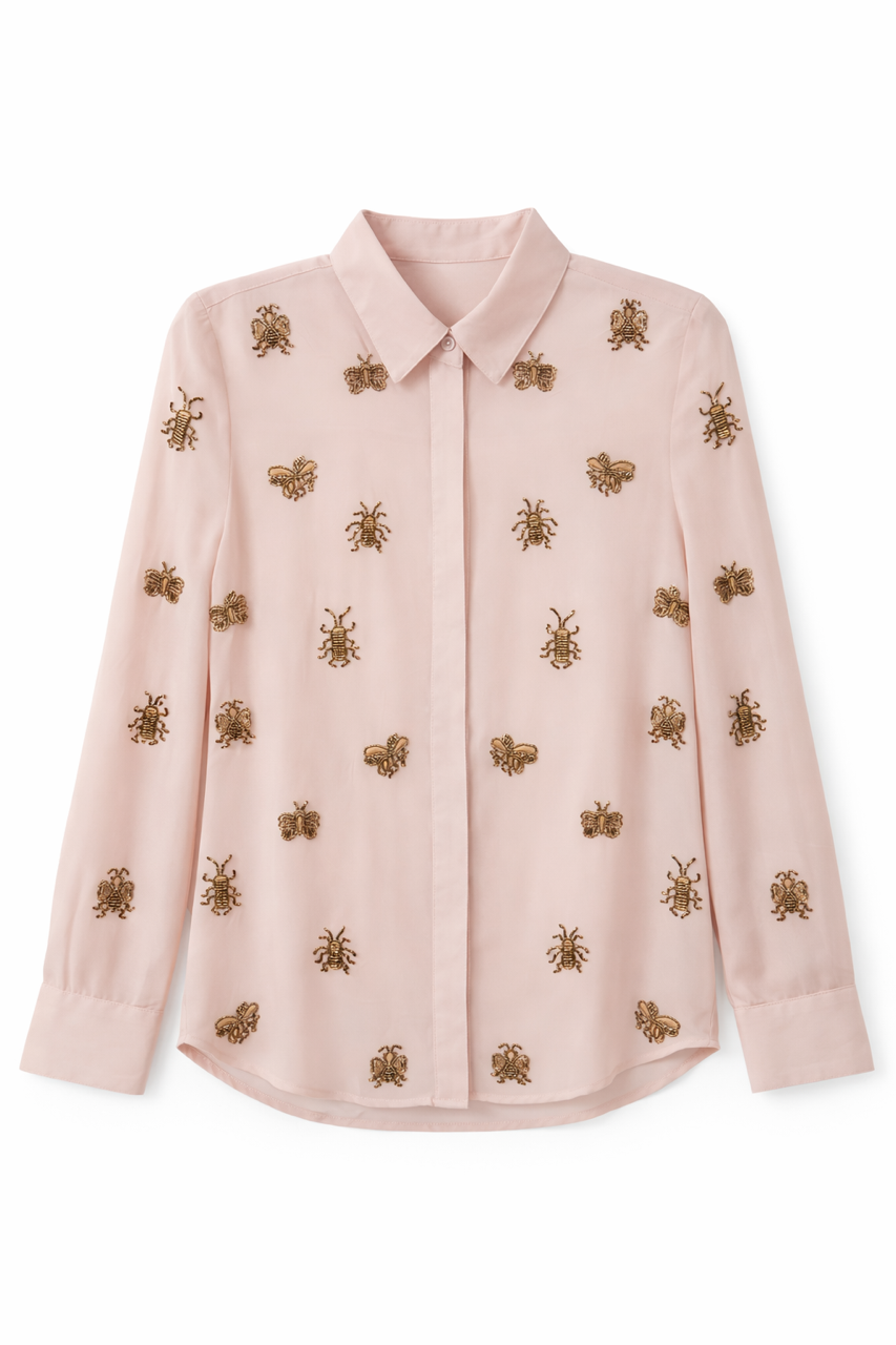 PAPER PARACHUTE SHEER BUG TOP