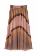 PAPER PARACHUTE CHIFFON OVERLAY OMBRE SKIRT