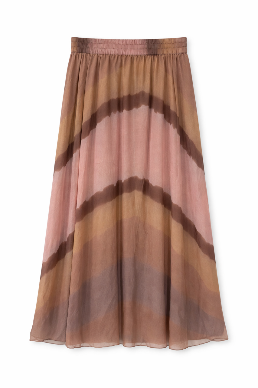 PAPER PARACHUTE CHIFFON OVERLAY OMBRE SKIRT