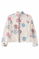PAPER PARACHUTE SHEER FLORAL TOP