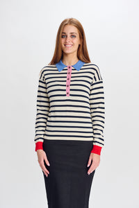 PAPER PARACHUTE COLORBLOCK STRIPED TOP