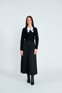 PAPER PARACHUTE PEARL BOW CARDI