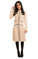 PAPER PARACHUTE FRINGE FRONT BUTTONDOWN CARDI SET