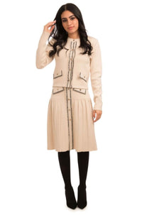 PAPER PARACHUTE FRINGE FRONT BUTTONDOWN CARDI SET