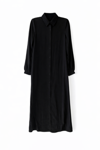 LATITUDE RELAXED SHIRTDRESS w/ ELASTIC CUFF
