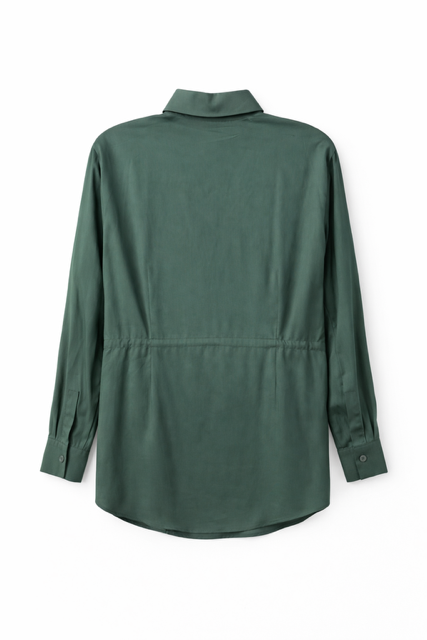 MIJN EMBELLISHED TIE WAIST SHIRT