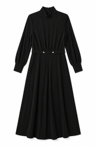 CELINA`S GEM BELTED DRESS W RUCHED WAIST