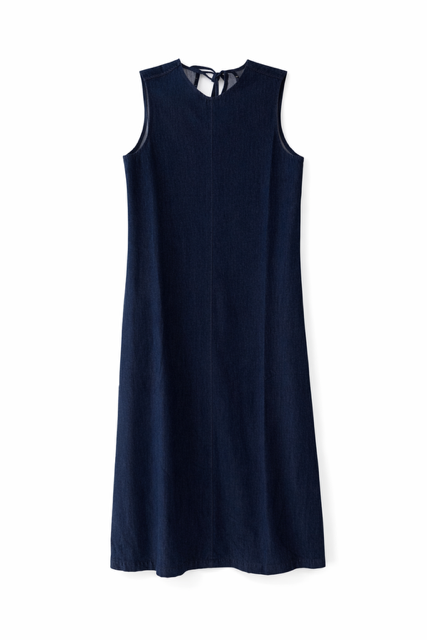 LATITUDE DENIM TIE BACK JUMPER