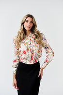 PASCAL SCRUNCH BOTTOM FLORAL TOP
