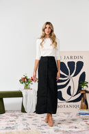 PASCAL LINEN BUTTONDOWN SKIRT