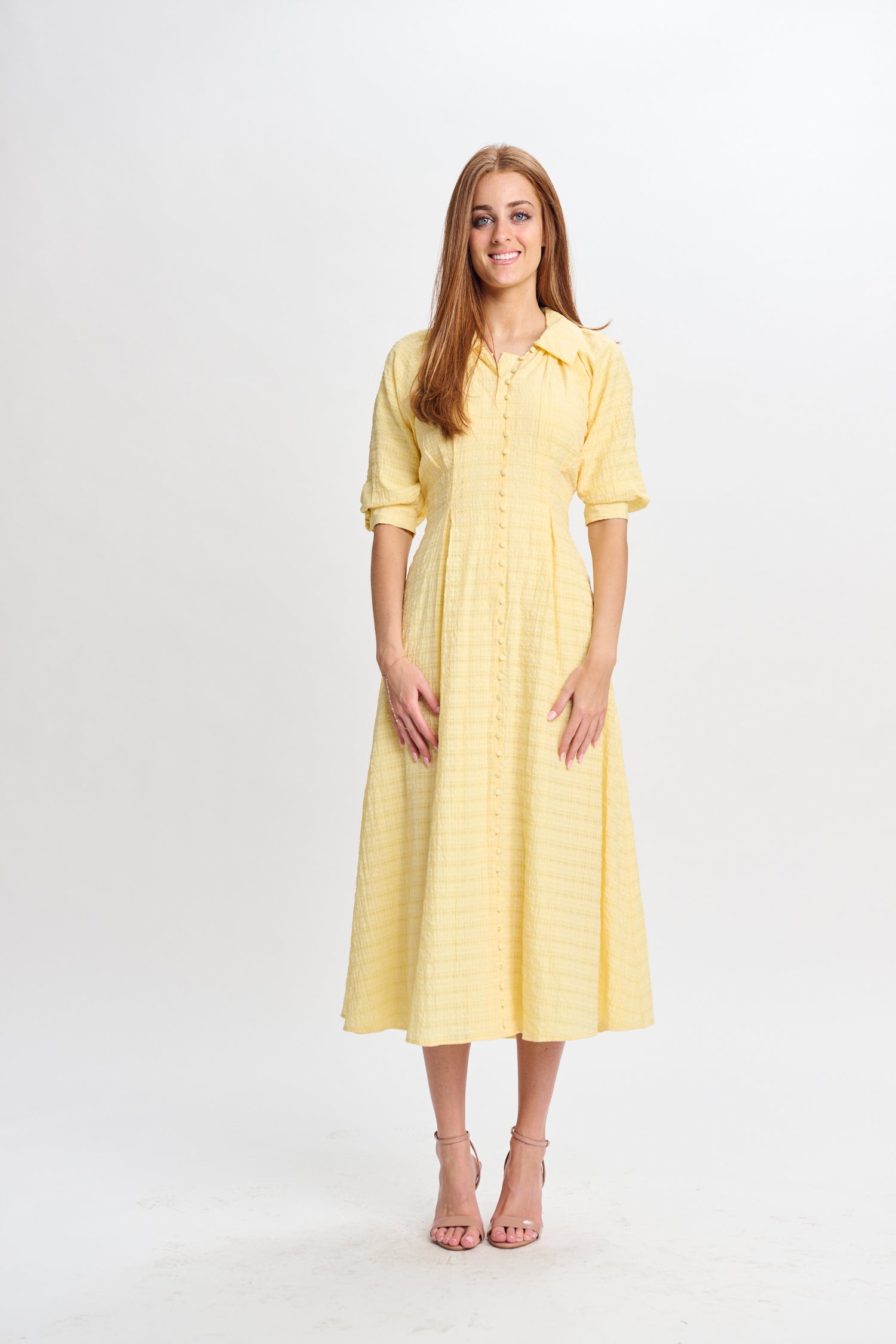 PASCAL CREPE BUTTONDOWN DRESS