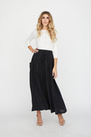 PASCAL LINEN DRAWSTRING SKIRT