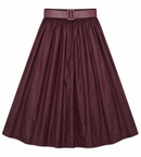 BARELLI TAFFETA GATHERED SKIRT
