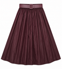 BARELLI TAFFETA GATHERED SKIRT