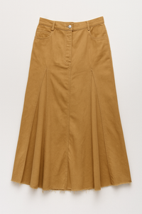 IN:05 MIDI A-LINE FLARED SKIRT