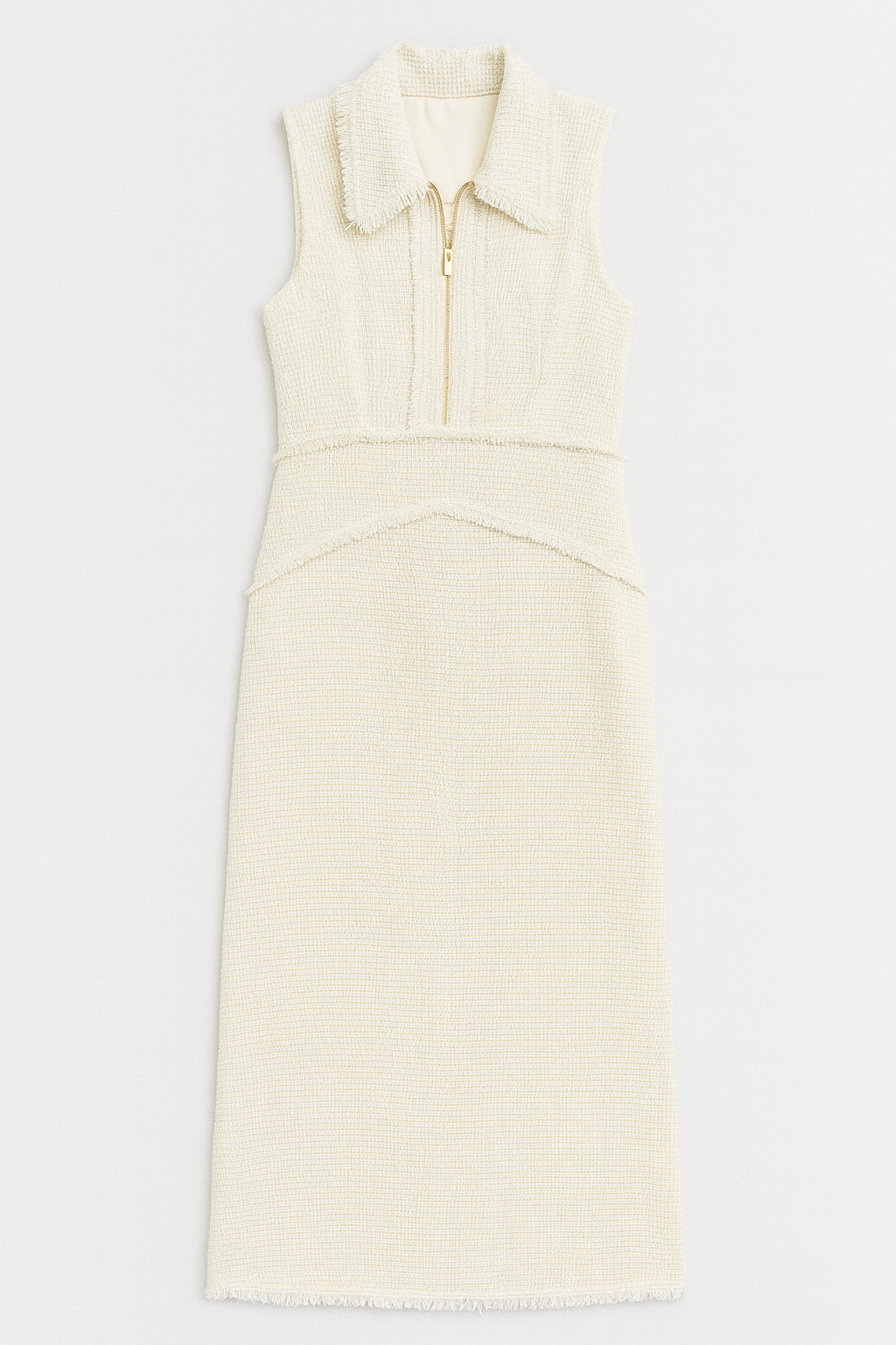 ALEXIS ROE TWEED ZIP JUMPER