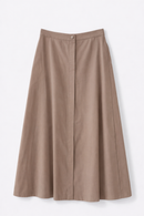 CELINA`S A-LINE COVERED BUTTONS SKIRT