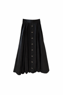 CARLUCCI BUTTONDOWN TAFFETA SKIRT
