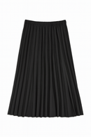 SAM FASHION PLEATED CHAMBRAY SKIRT