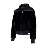 ARBEL KNIT COLLAR FUR JACKET