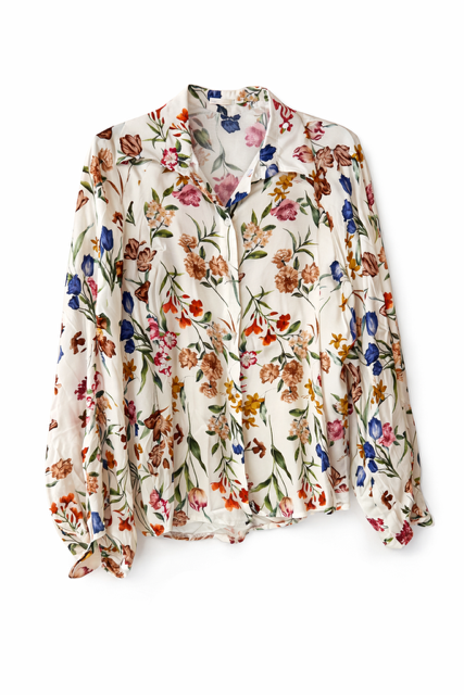 MILIO MILANO FLORAL PRINTED BUBBLE SLEEVE SET