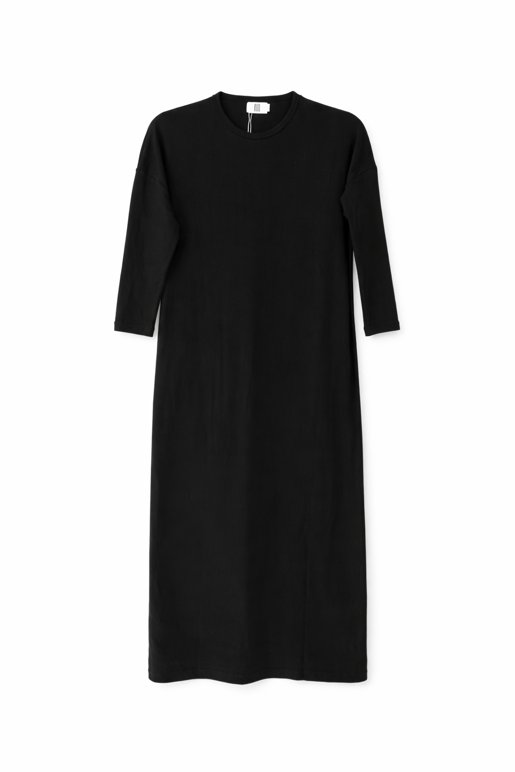 KUO DROPPED SHOULDER RIBBED JERSEY DRESS