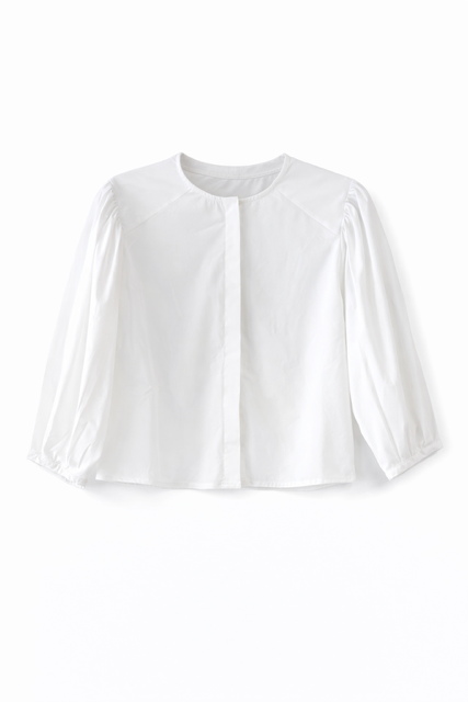LATITUDE PUFF SLEEVE BLOUSE