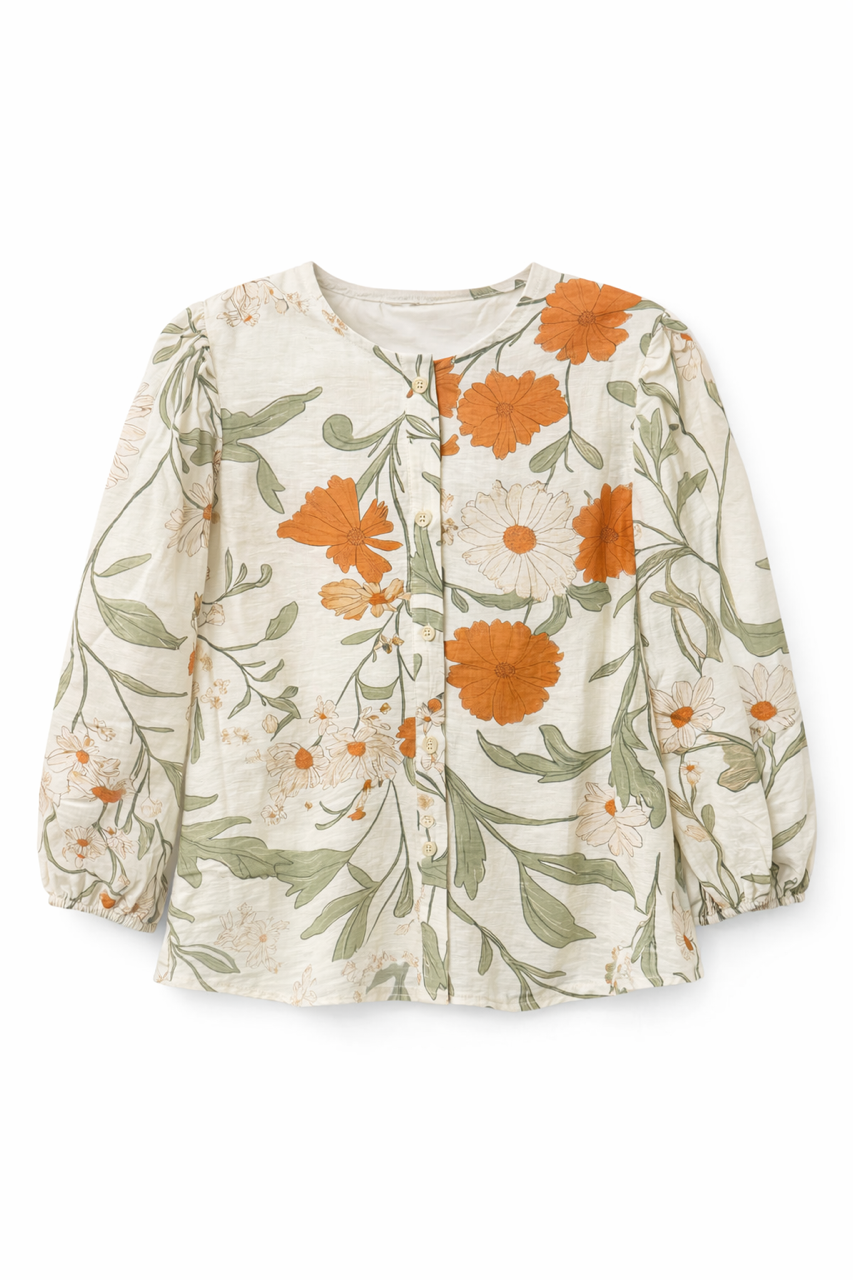 IN:05 FLORAL PRINT SHIRT