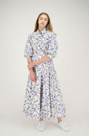 ZAIKAMOYA FERNANDA YOLK FLORAL SKIRT