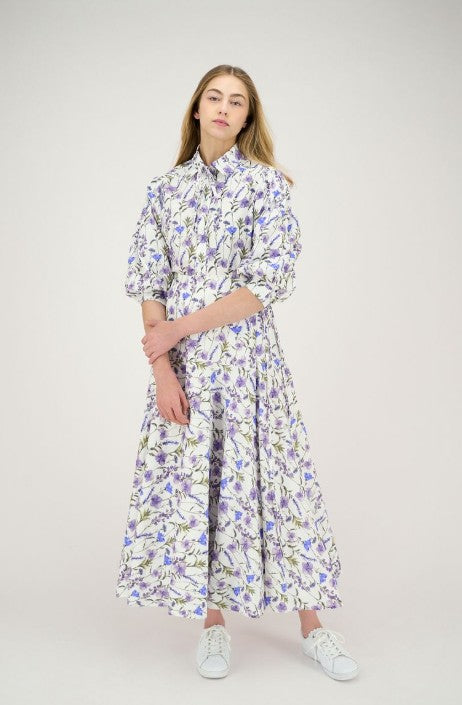 ZAIKAMOYA FERNANDA YOLK FLORAL SKIRT