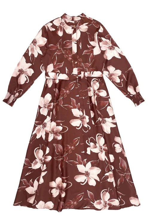UNAYA TINA FLORAL DRESS