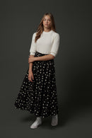 ZAIKAMOYA MERYL STAR DRAWSTRING SKIRT