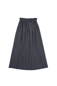 ELLE OH ELLE ODELIA RUFFLE WAIST PLAID SKIRT