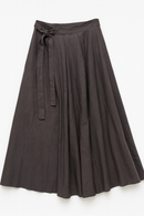 UNAYA KARLIE LINEN TIE SKIRT