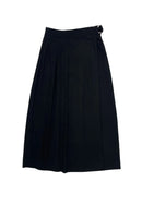 UNAYA LEILANI PLEATED BELTED SKIRT