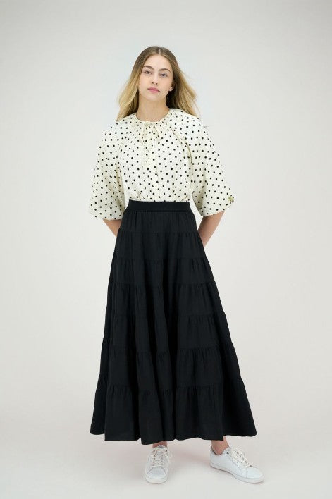 ZAIKAMOYA POLKA DOT EVITA BLOUSE