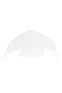 ZAIKAMOYA DAKOTA TIE CUFF BLOUSE