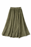 MAPLE & CLIFF LAYERED WASHED FLOWY SKIRT