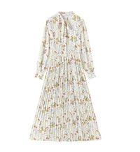 IN:05 FLORAL PLEATED BOTTOM DRESS