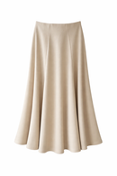 KUO RIBBED PANEL SKIRT